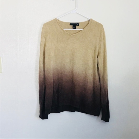 Venezia Sweaters - Gradient Brown Tan Sweater #157